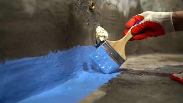 Commercial Waterproofing project at a Millwood, VA business property by SJ Waterproofing Pros
